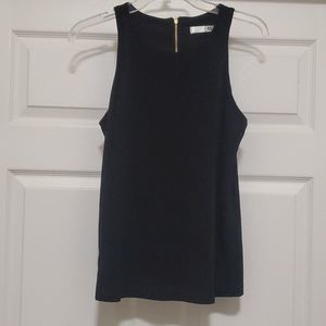 RUSH black sleeveless blouse